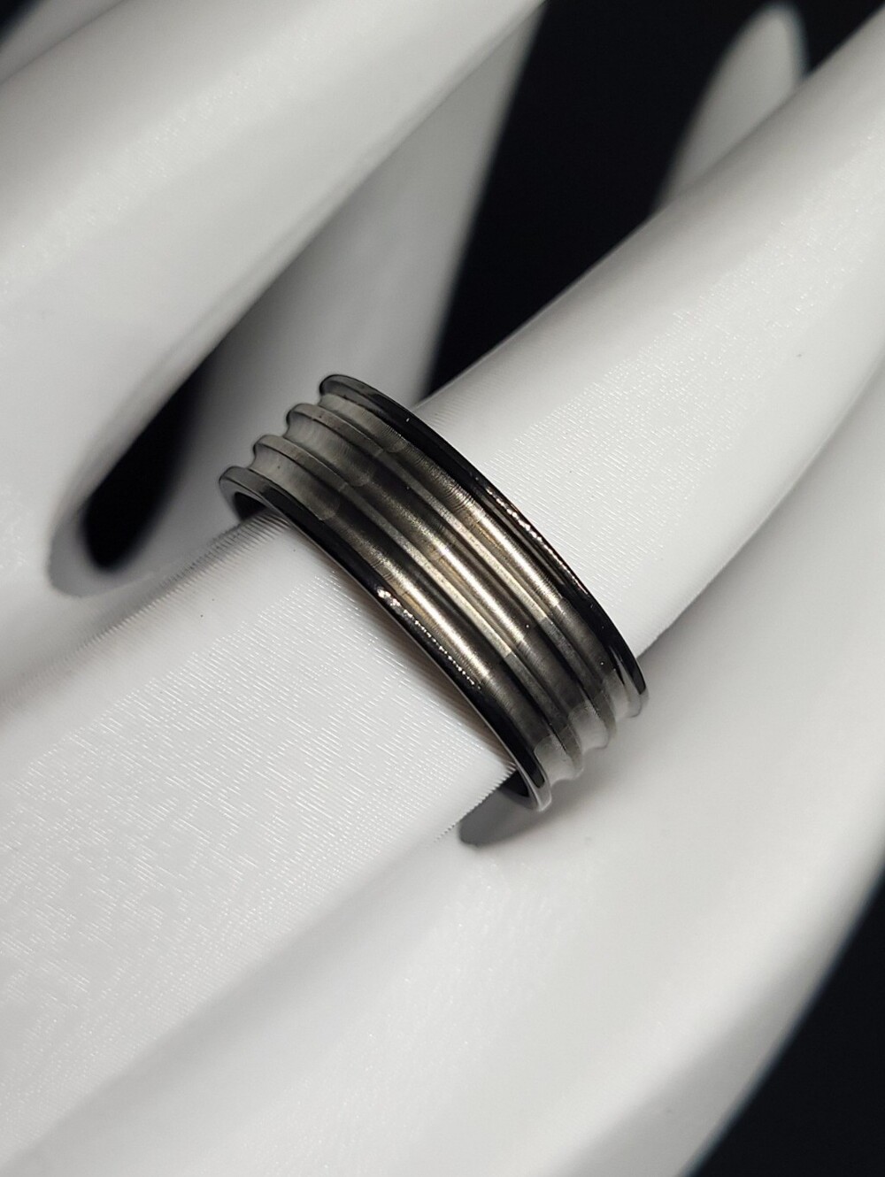 $1 | 9 | Grooved Wide Band Ring